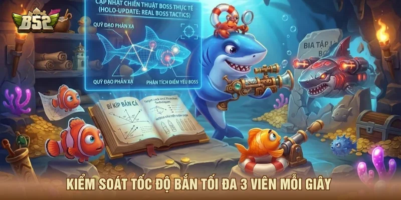 Bí kíp bắn cá là kiểm soát tốc độ bắn đạn