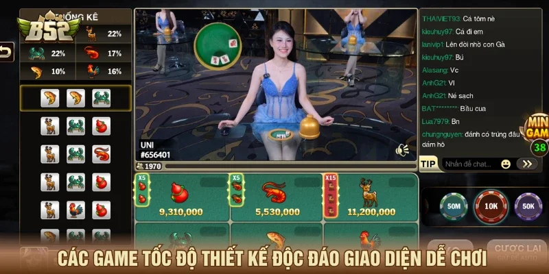 Các game tốc độ thiết kế độc đáo giao diện dễ chơi