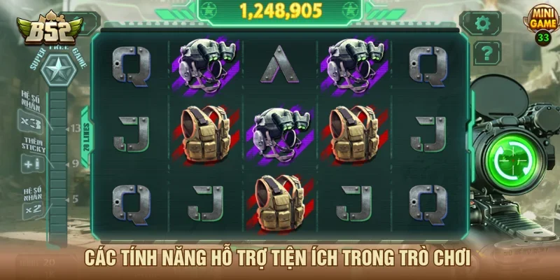 Các tính năng hỗ trợ trong nổ hũ 777