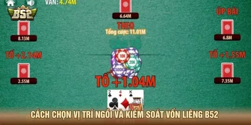 Cách chọn vị trí ngồi và kiểm soát vốn liêng B52