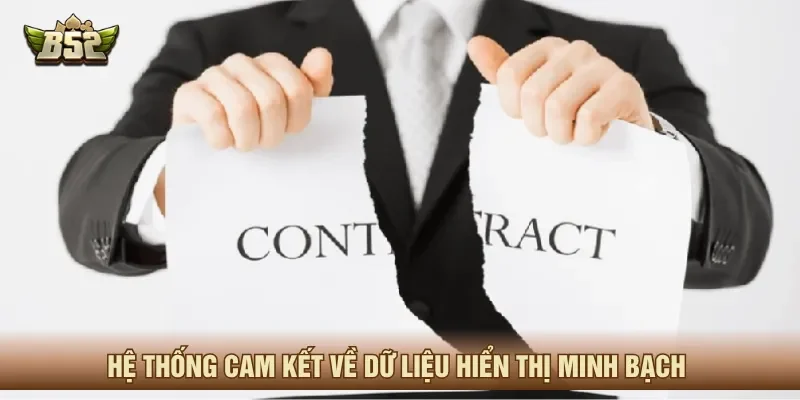 Dữ liệu hiển thị trên hệ thống minh bạch và chi tiết